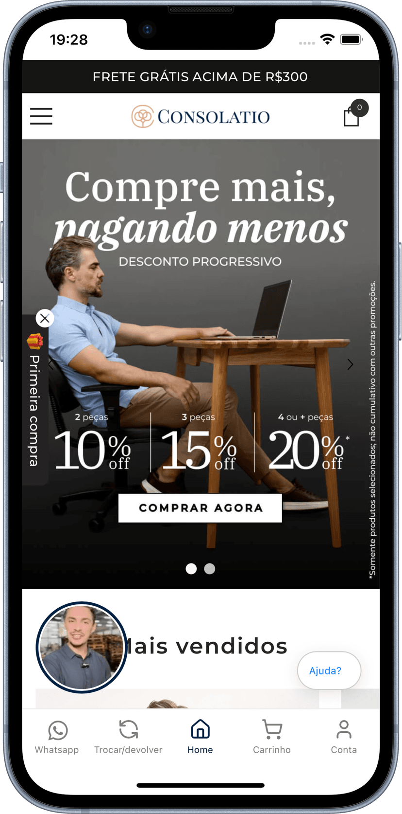Case study mockup